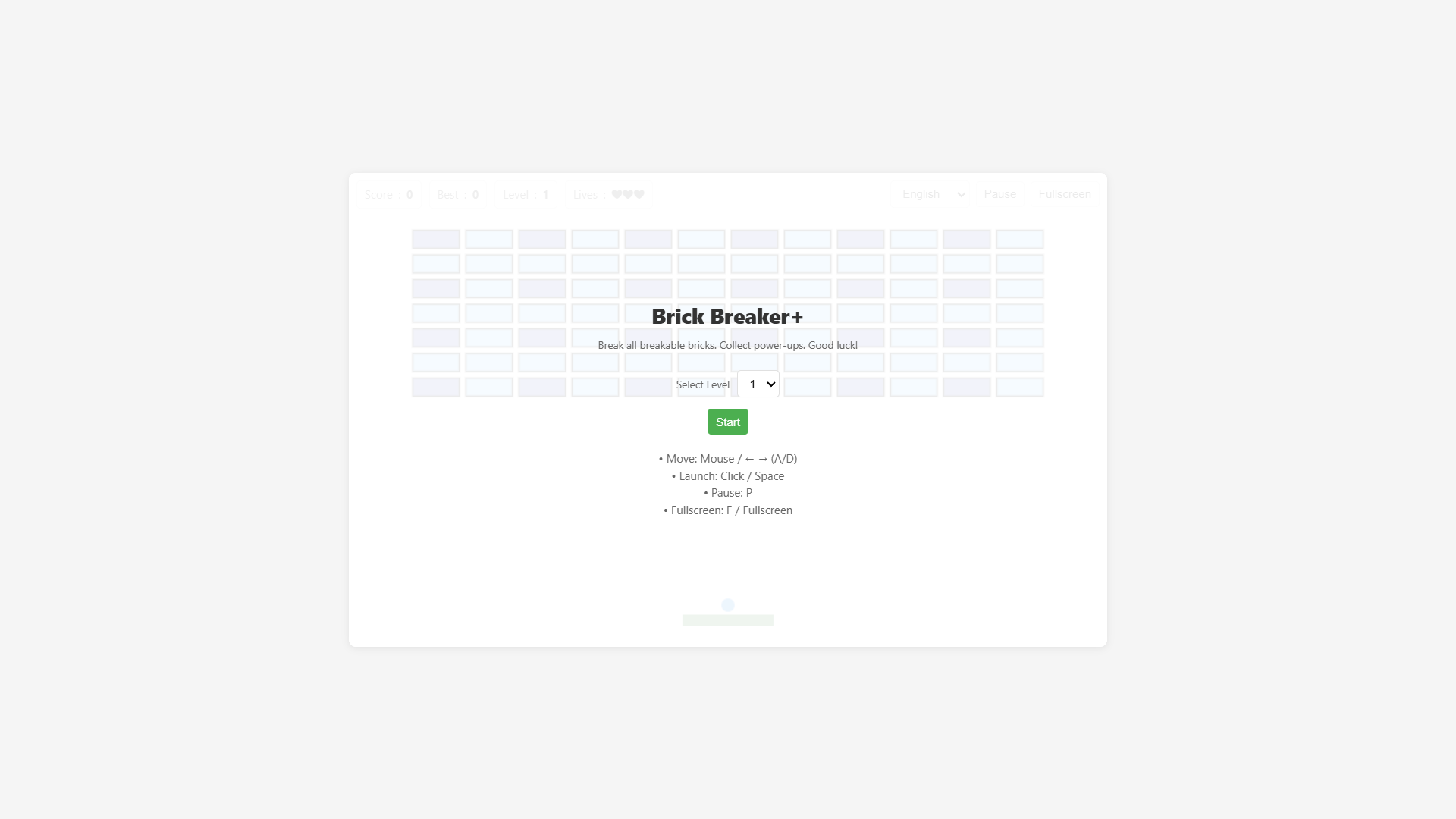 (PC) Brick Breaker+