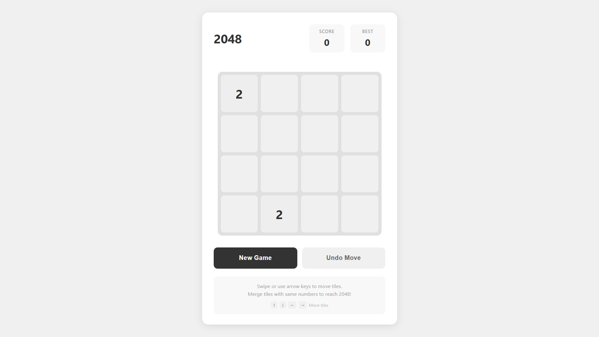 (Mobile) Number Slide Puzzle