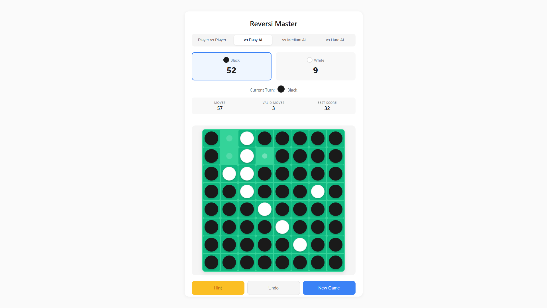 (Mobile) Reversi Master